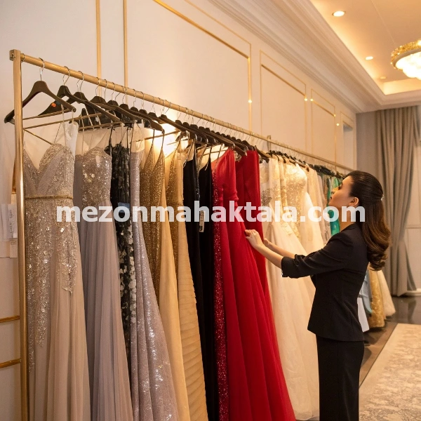 مزون ماهک طلا خدمات اجاره لباس مجلسی در مشهد سناباد